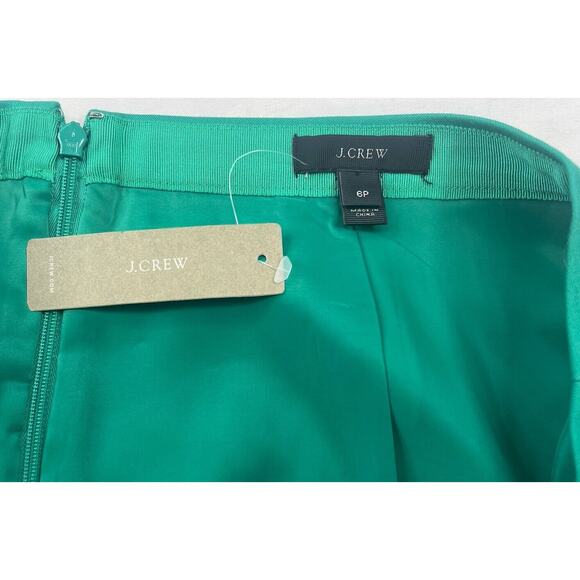 Copied - NWT J. Crew The Pencil Skirt Emerald Green 6 M29 - Picture 6 of 6